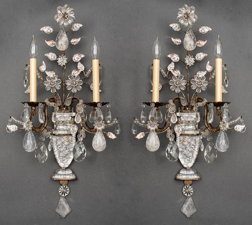 PAIR OF MAISON BAGUES FRENCH ROCK