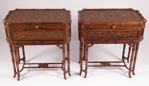 PAIR OF MAITLAND SMITH FAUX