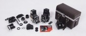 PAIR OF MAMIYA CAMERAS WITH AC