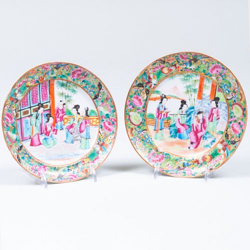 PAIR OF MANDARIN PALETTE