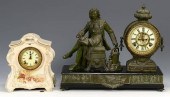 PAIR OF MANTEL CLOCKS, ASTONIA