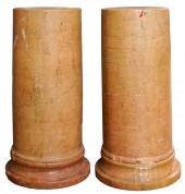 PAIR OF MARBLE PEDESTALSeach i