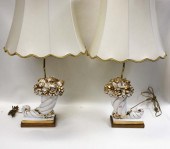 PAIR OF MARBRO ATTRIBUTED PORC