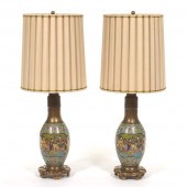 PAIR OF MARBRO CHINOISERIE STY