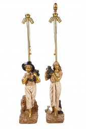 PAIR OF MARBRO LAMP COMPANY FI