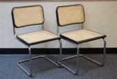 PAIR OF MARCEL BREUER TYPE CHR