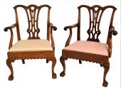 PAIR OF MARGOLIS CUSTOM MAHOGA