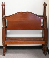 PAIR OF MARGOLIS MAHOGANY TWIN