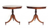 PAIR OF MARGOLIS SIDE TABLES,