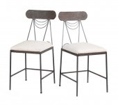 PAIR OF MARIO VILLA PATINATED