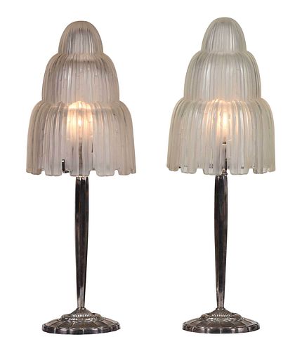 PAIR OF MARIUS-ERNEST SABINO