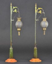 PAIR OF MARKLIN ARC LAMPS Germ