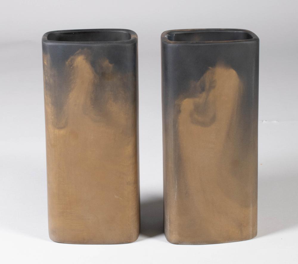 PAIR OF MARTHA STURDY GOLD AND