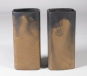 PAIR OF MARTHA STURDY GOLD AND