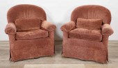 PAIR OF MASON-ART CUSTOM SWIVE
