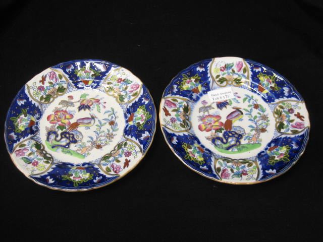 Pair of Masons Ironstone Plates