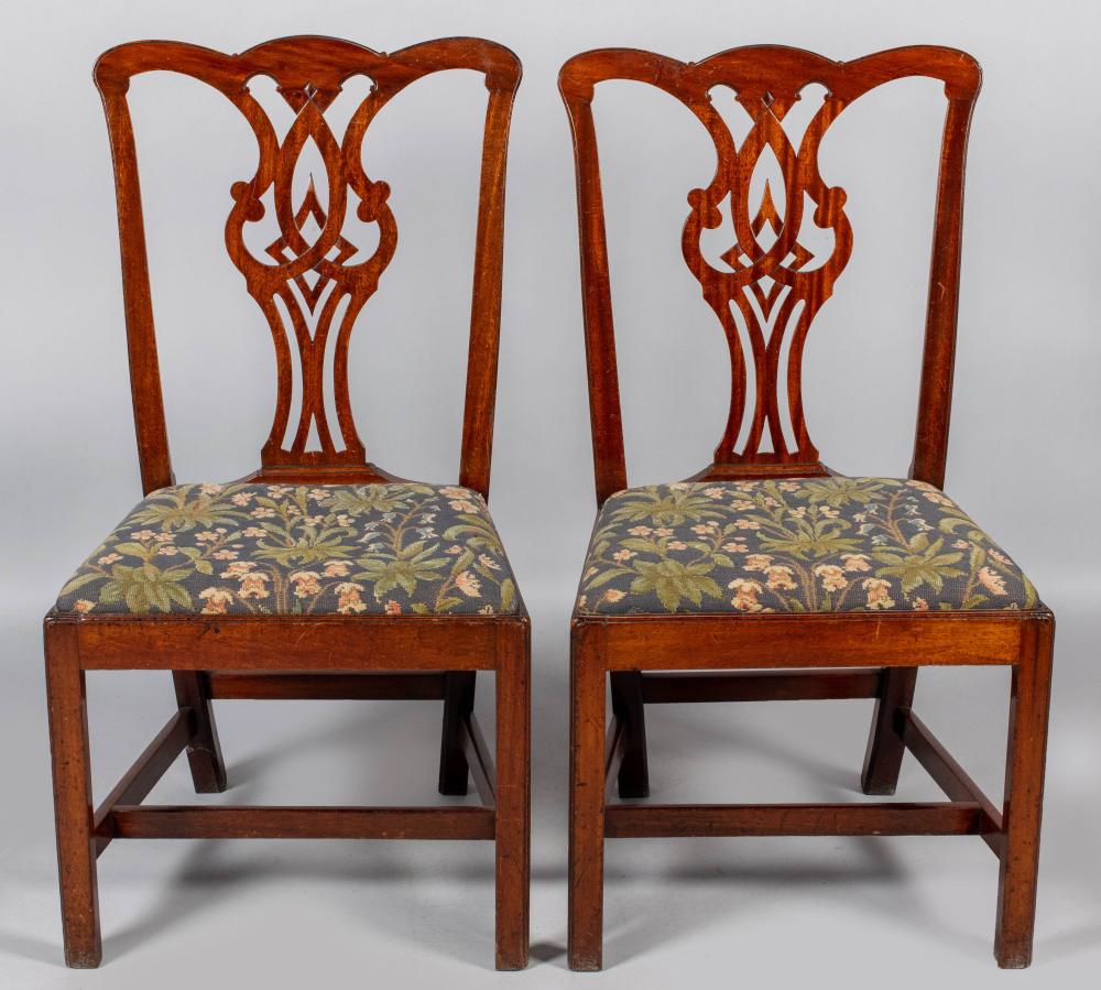 PAIR OF MASSACHUSETTS CHIPPENDALE