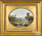 PAIR OF MASSACHUSETTS OIL ON C