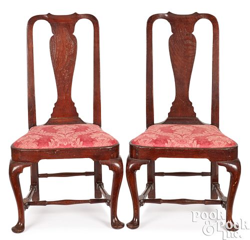 PAIR OF MASSACHUSETTS QUEEN ANNE