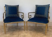 PAIR OF MASTERCRAFT GREEK KEY