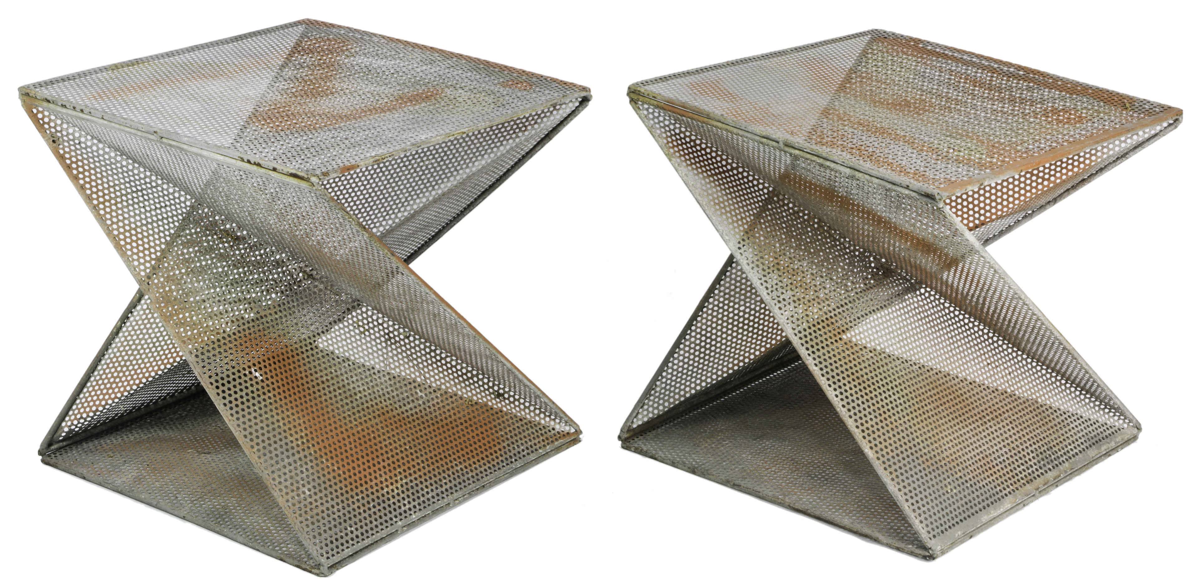 PAIR OF MATHIEU MATEGOT STYLE END