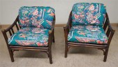 PAIR OF MCGUIRE BAMBOO TURNED
