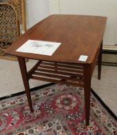 PAIR OF MCM RECTANGULAR TEAK E