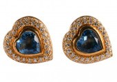 PAIR OF MECAN ELDE 18 KARAT YE