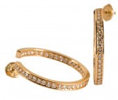 PAIR OF MECAN ELDE 18 KARAT YE