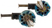 PAIR OF MECHANICAL HONEY BEE T