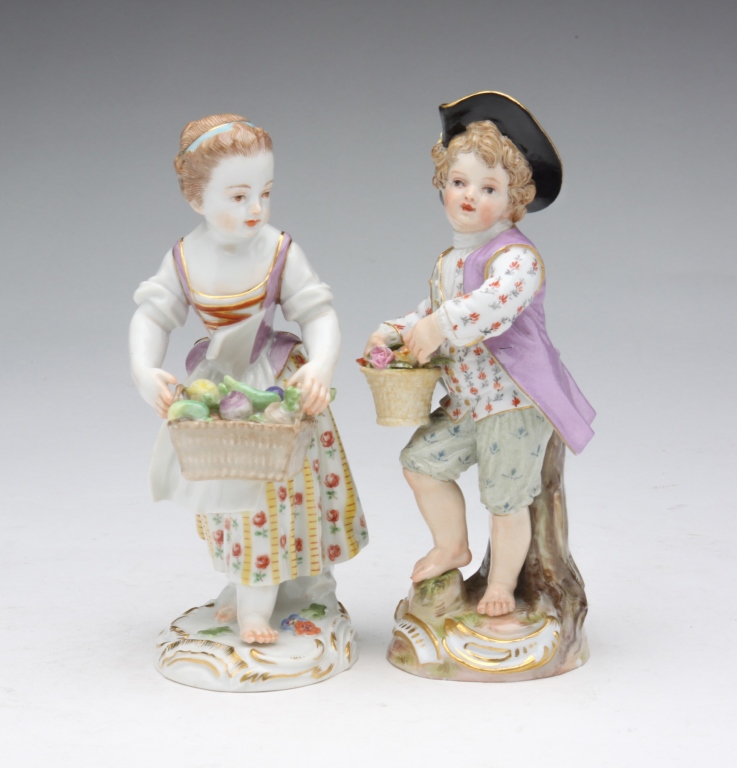 PAIR OF MEISSEN FIGURINES. Germany,