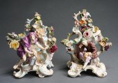 PAIR OF MEISSEN MYTHOLOGICAL F