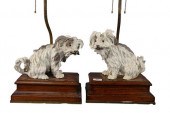 PAIR OF MEISSEN PORCELAIN BOLO