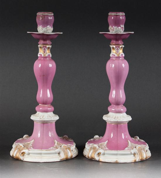 Pair of Meissen porcelain