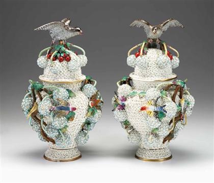 Pair of Meissen porcelain