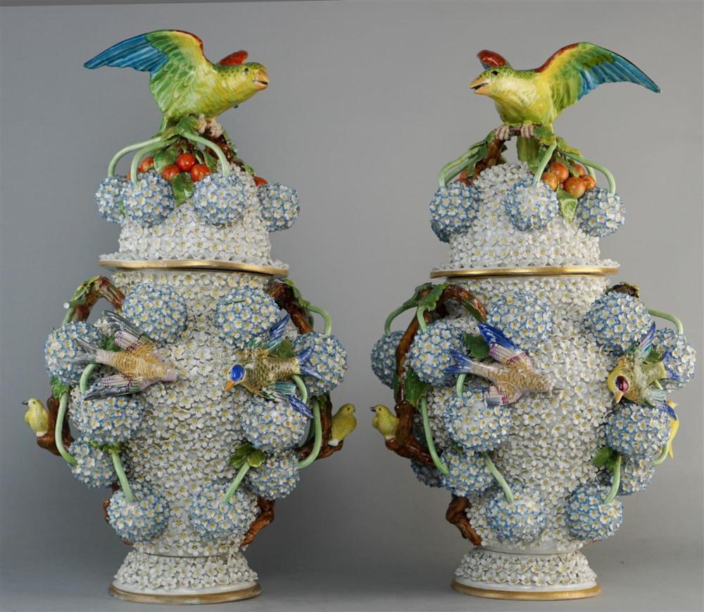 PAIR OF MEISSEN STYLE