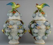 PAIR OF MEISSEN STYLE 'SCHNEEB
