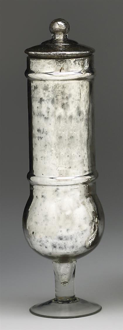 Pair of mercury glass