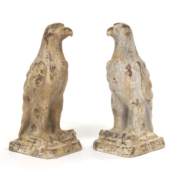 PAIR OF METAL WITH CERAMIC