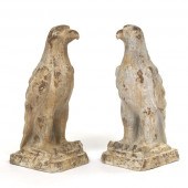 PAIR OF METAL WITH CERAMIC COA