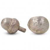 PAIR OF MEXICAN STERLING SILVE