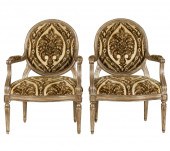 PAIR OF MICHAEL TAYLOR FAUTEUI