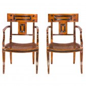 PAIR OF MICHAEL TAYLOR KLISMOS