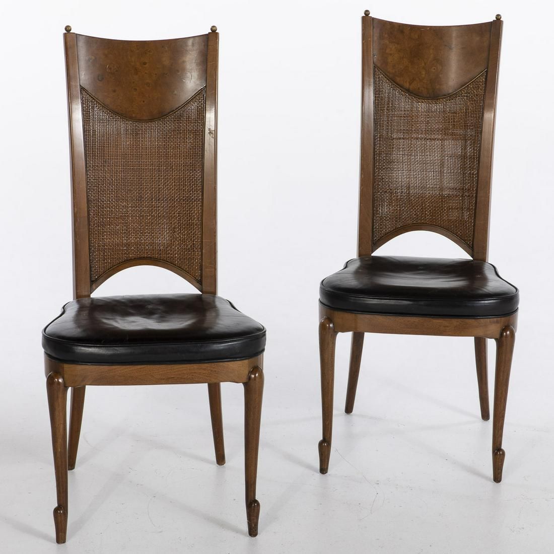 PAIR OF MID-CENTURY BURLWOOD AND