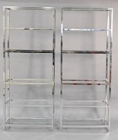 PAIR OF MID CENTURY CHROME ETA