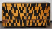 PAIR OF MID CENTURY INLAID WOO