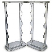 PAIR OF MID CENTURY LUCITE WIN