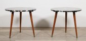 PAIR OF MID CENTURY MODERN MAR