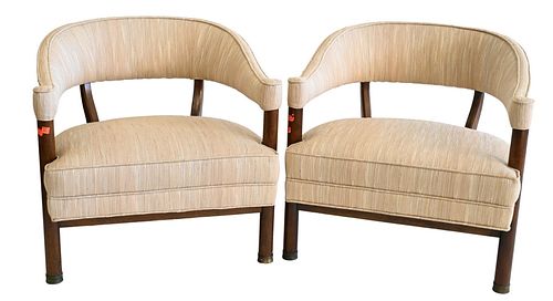 PAIR OF MID CENTURY MODERN CLUB