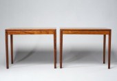PAIR OF MID CENTURY MODERN END
